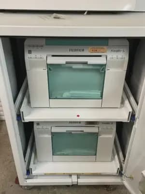 Fujifilm Frontier DX100 Dual Printer Blade Kiosk Set
