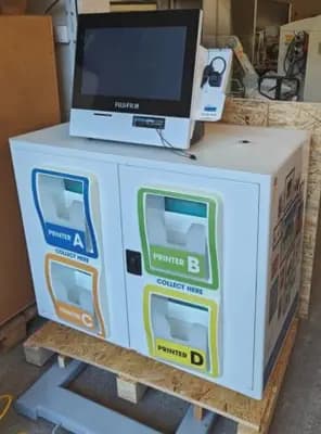 Fujifilm Frontier DX100 Quad Printer Blade Kiosk Set
