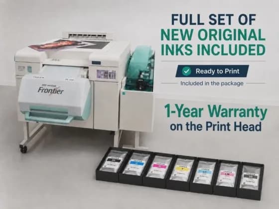 Fujifilm Frontier DL650 with 12 months printhead warranty and new inks